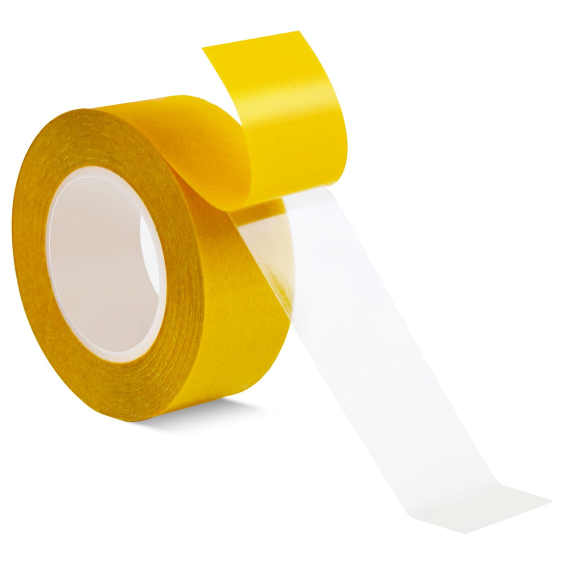 Double Side Tape Removerable Transparent Sticky Tape for Craft, Thin Two Sided Adhesive Tape for Arts, Scrapbook,Gift Wraps, Woodworker, 0.8Inch x 65Feet a Roll