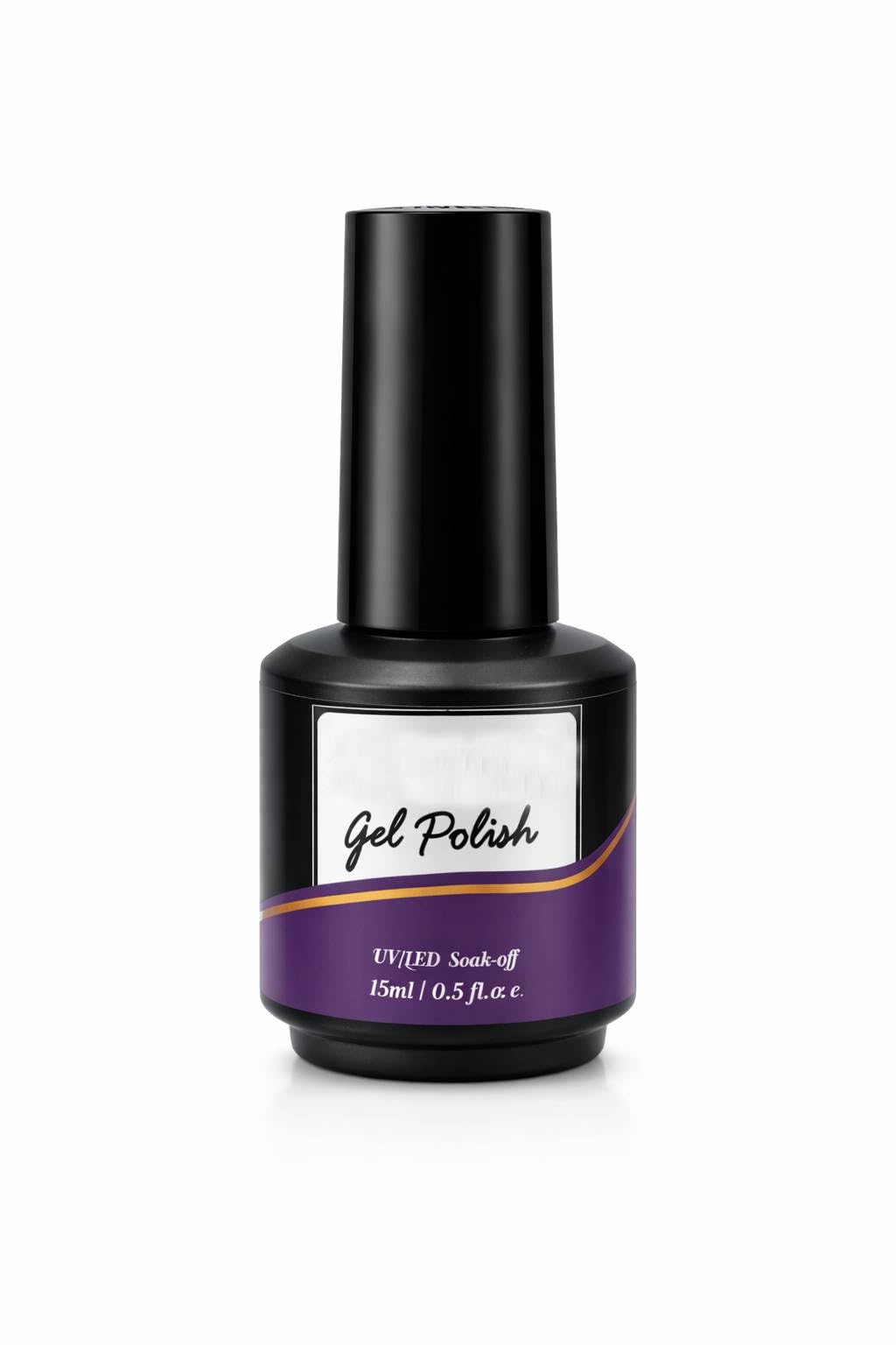 Purple Gel Polish 15ml, Classic Purple with Glossy Finish, Soak Off UV LED Gel Polish for Nail Art, Salon & DIY Manicure at Home