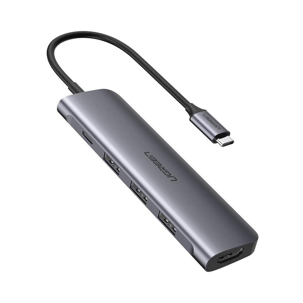 UGREEN Hub Usb Type C 3.1 Adapter With 4K Hdmi 3 Usb 3.0 100W Usb C Pd Charge Port For Samsung Galaxy S9 Macbook Pro 2018 Matebook X Pro Dell Xps 15 13 Hp Spectre Envy Lenovo Yoga 720
