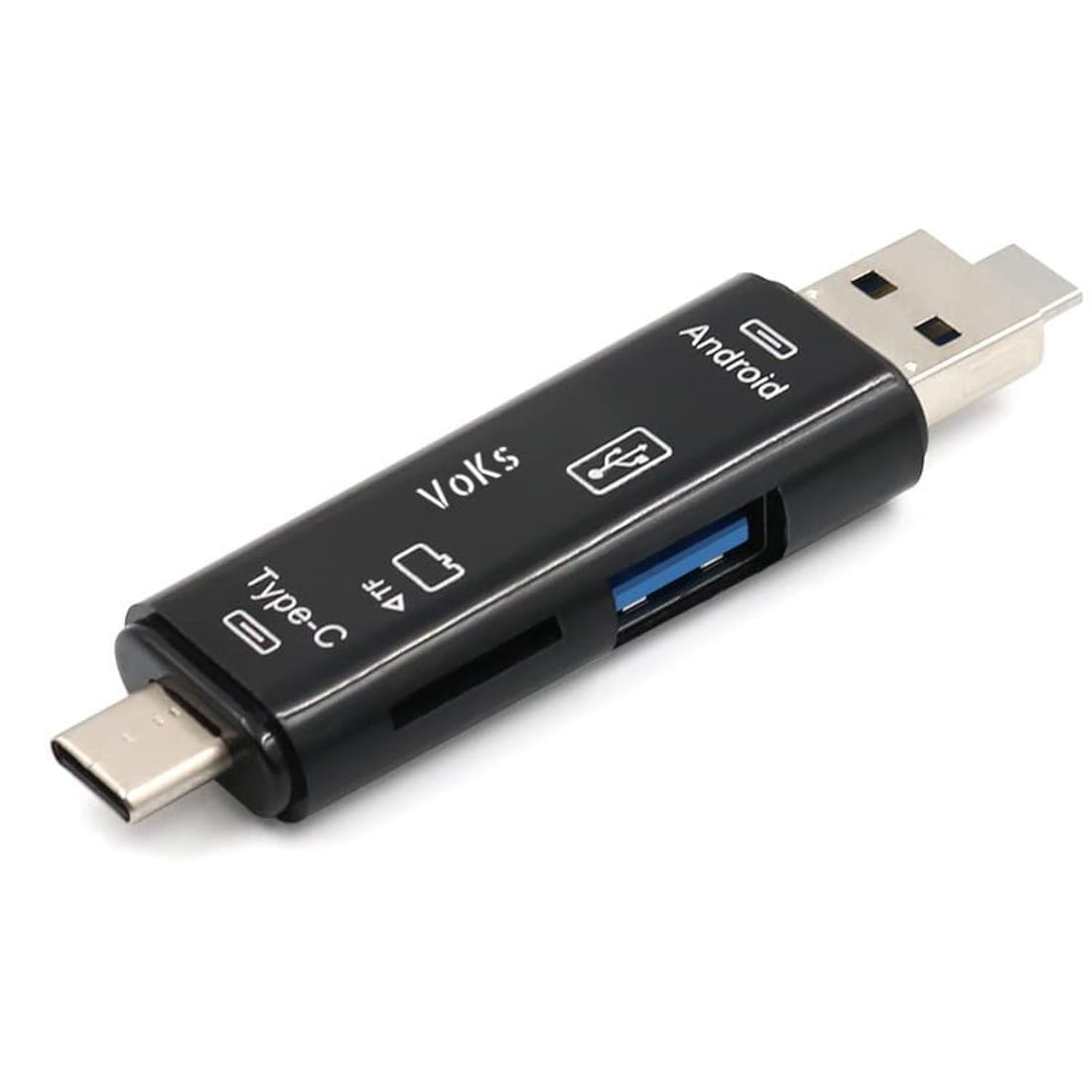 VoKs 5 in 1 USB 3.0 Type-C Reader SD Card Reader OTG Adapter Micro Memory Cards USB-C