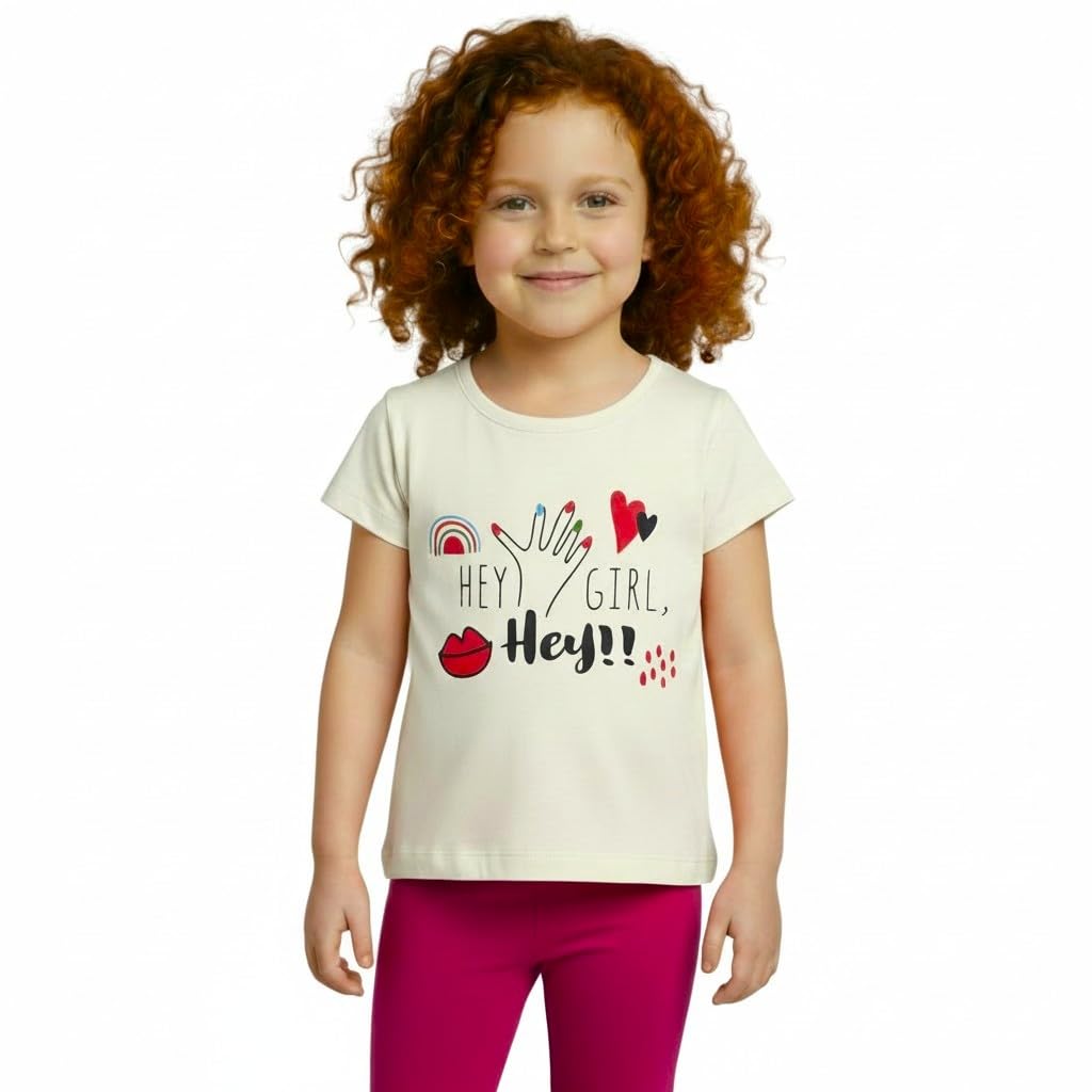Hey Girl Off-white T-shirt