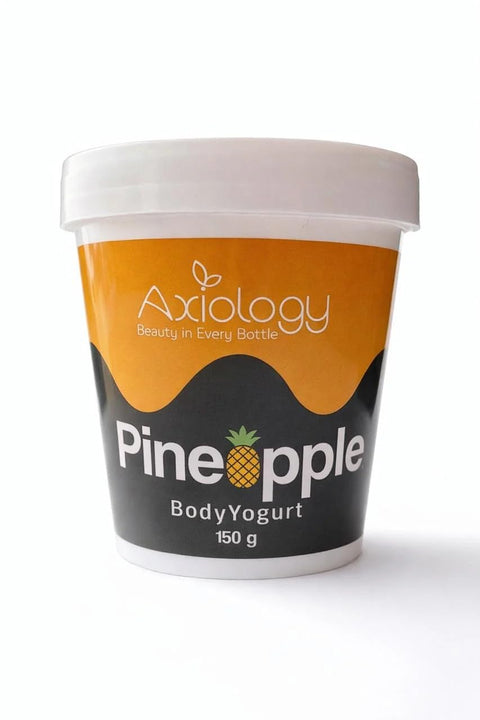 Axiology Pineapple Body Yogurt, Moisturising Formula with Refreshing Pineapple Scent, 150 g