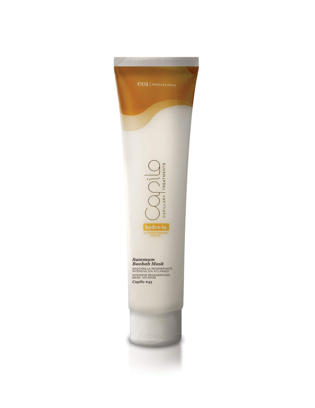Eva Professional Capilo #45 Capillary Treatments Hydra-In Ultimate Organic Rescue Summum Baobab Intensive Regenerating No Rinse Mask, 175 ml