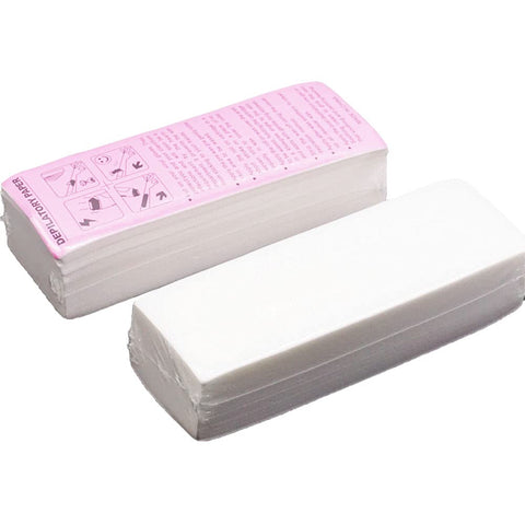 100-Piece Depilating Paper Set White