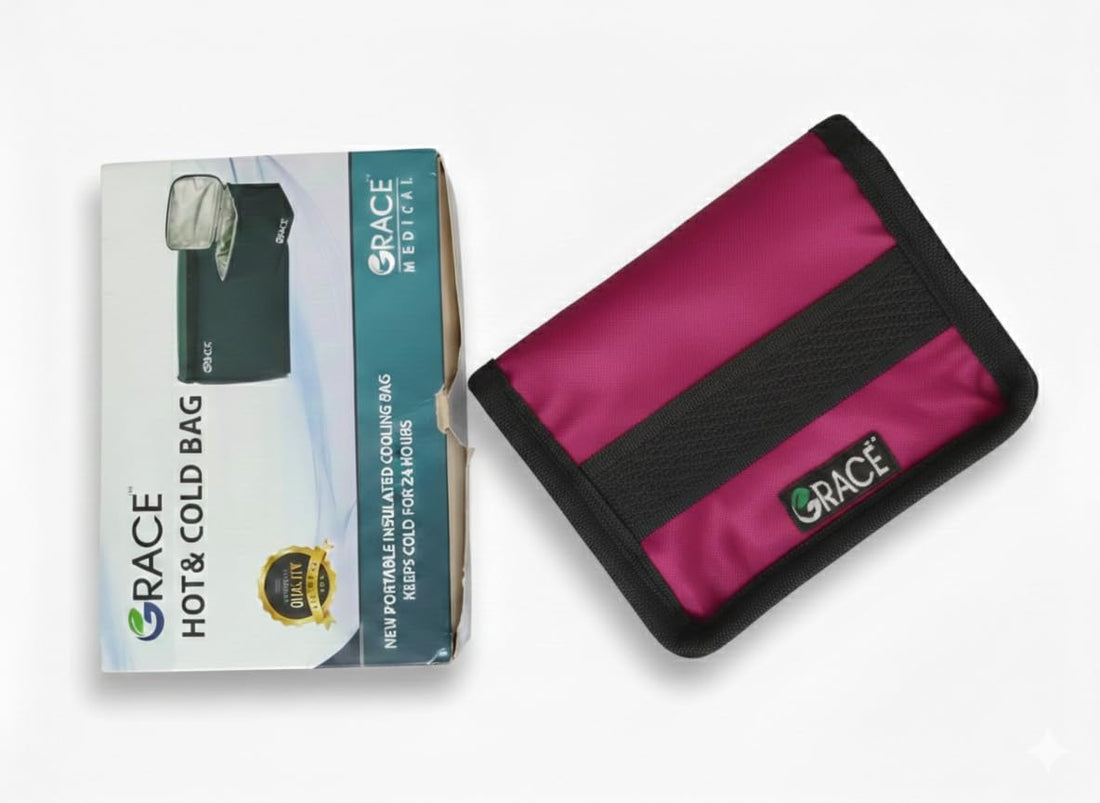 Medical Thermal Bag Hot and Cold with Strong Insulation to Keep Temperature for Medicine, Gel Compresses, Baby Milk for Travel and Daily Commute, Practical Design, Secure Zipper