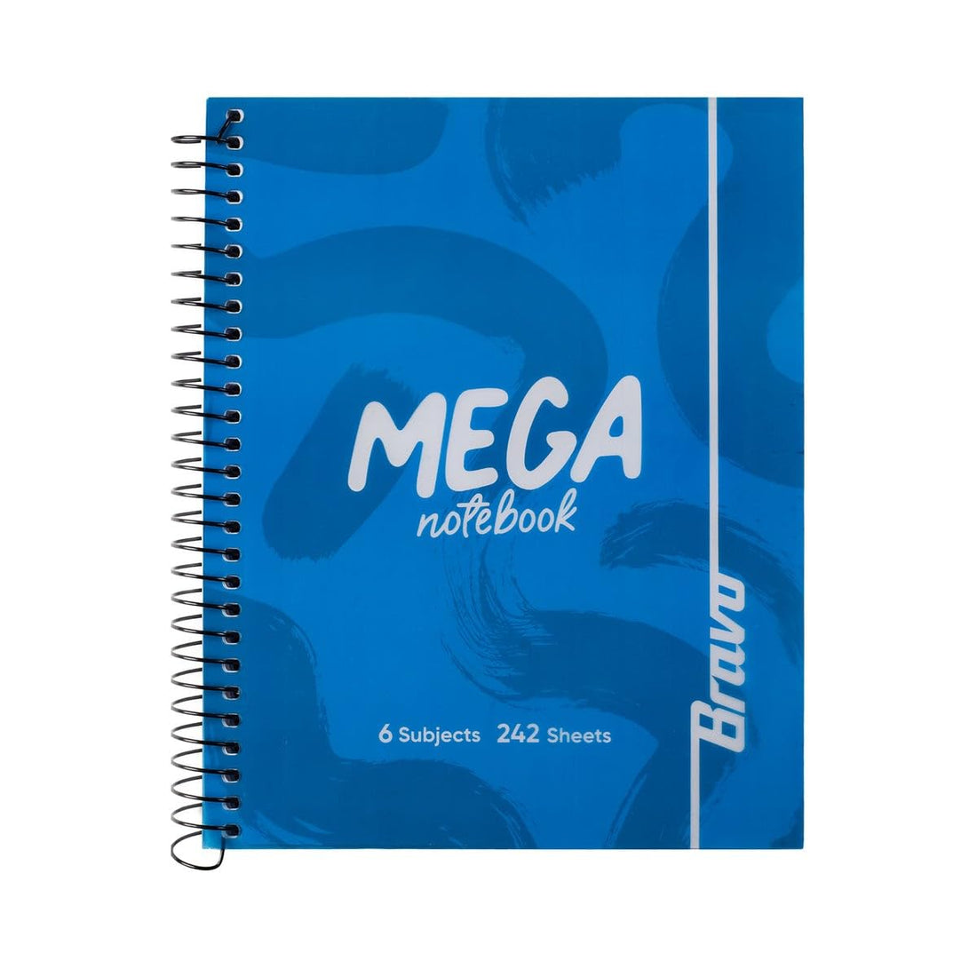 Bravo Neo Mega Notebook, Large, 242 Sheets, Blue
