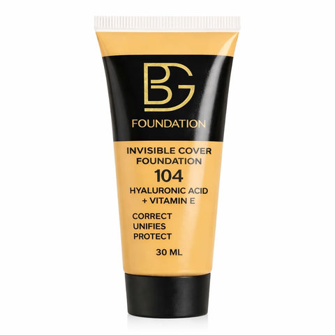 Foundation 104 30ml | Full Coverage Liquid Foundation | Long-Lasting Matte Finish| Safe for all skin tones