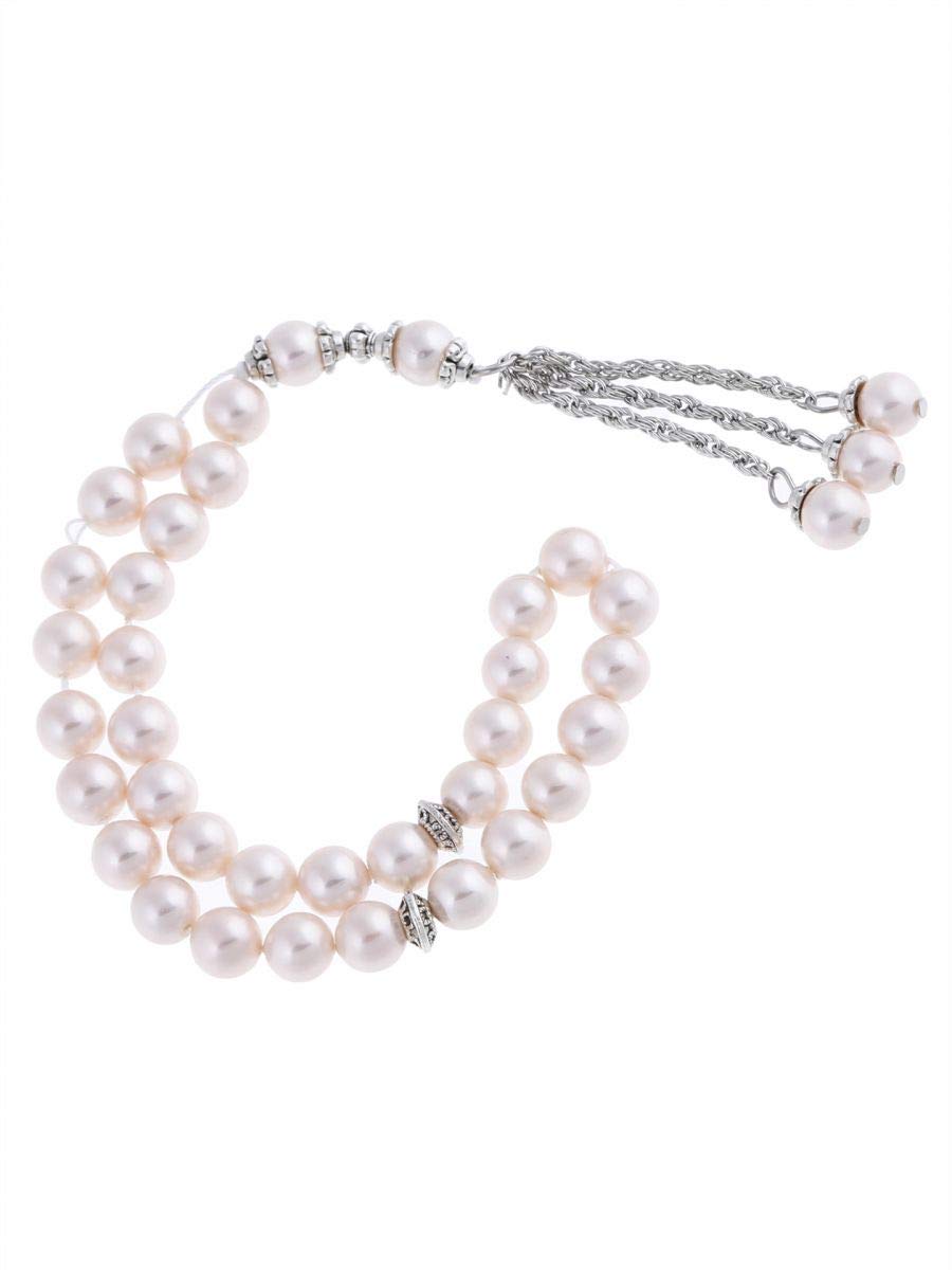 Masbaha Unisex Blush Mother-of-Pearl Prayer Beads (MGT 167)