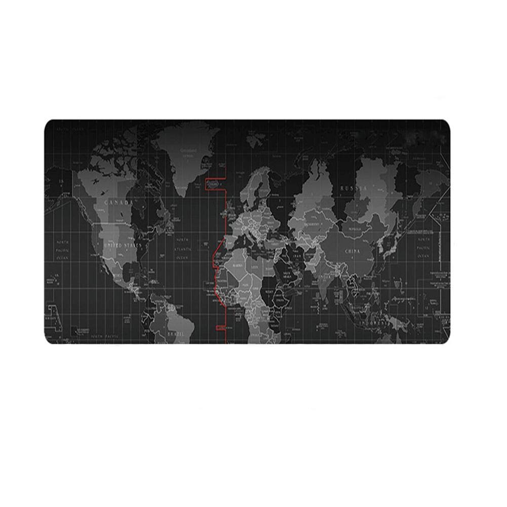 80x30cm Large Gaming Mouse Pad world map Mousepad Locking edge For Laptop PC Mousepad for dota2 Mat for CF Dota2 LOL CS FPS