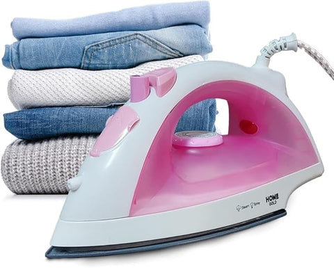 Powerful Steam Iron 2000W - 15 Seconds Fast Heat Up with Wet/Dry Modes, Ceramic Soleplate, Safety Features HG-158A