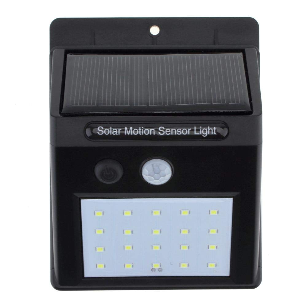 LED Solar Power PIR Motion Sensor Wall Light Outdoor Waterproof Street Yard Path Home Garden Security Lamp 20 LEDs