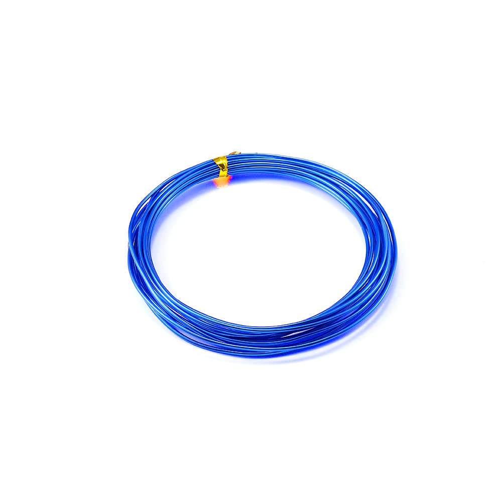 10 m Craft Wire, 1.0 mm, Aluminium Craft Wire, Flower Wire, Decorative Wire, Binding Wire for Flower Arrangements, DIY Crafts, Decorating, Jewellery, Wreath Making, Jewellery Wire for Crafts, Royal