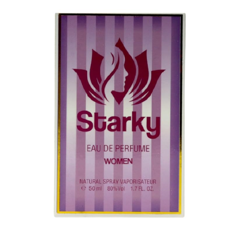 Starky Eau De Perfume Natural Spray Vaporisateur For Women-Purple-50ml