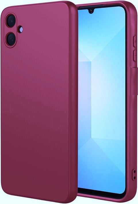 [ Samsung Galaxy A04 ] High Quality Silicone Case Padded Inside with Camera Protection for Samsung Galaxy A04 (Light Purple)