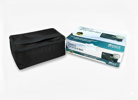 Insulin Cooler Bag, Lightweight Practical Insulin Cooler Bag to Keep 2-3 Insulin Pens Safely, Multi-Layer Thermal Insulation and Gel Pouch for Outdoor Temperature