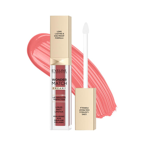 Eveline Wonder Match Liquid Matt Lipstick- 08 CASHMERE ROSE