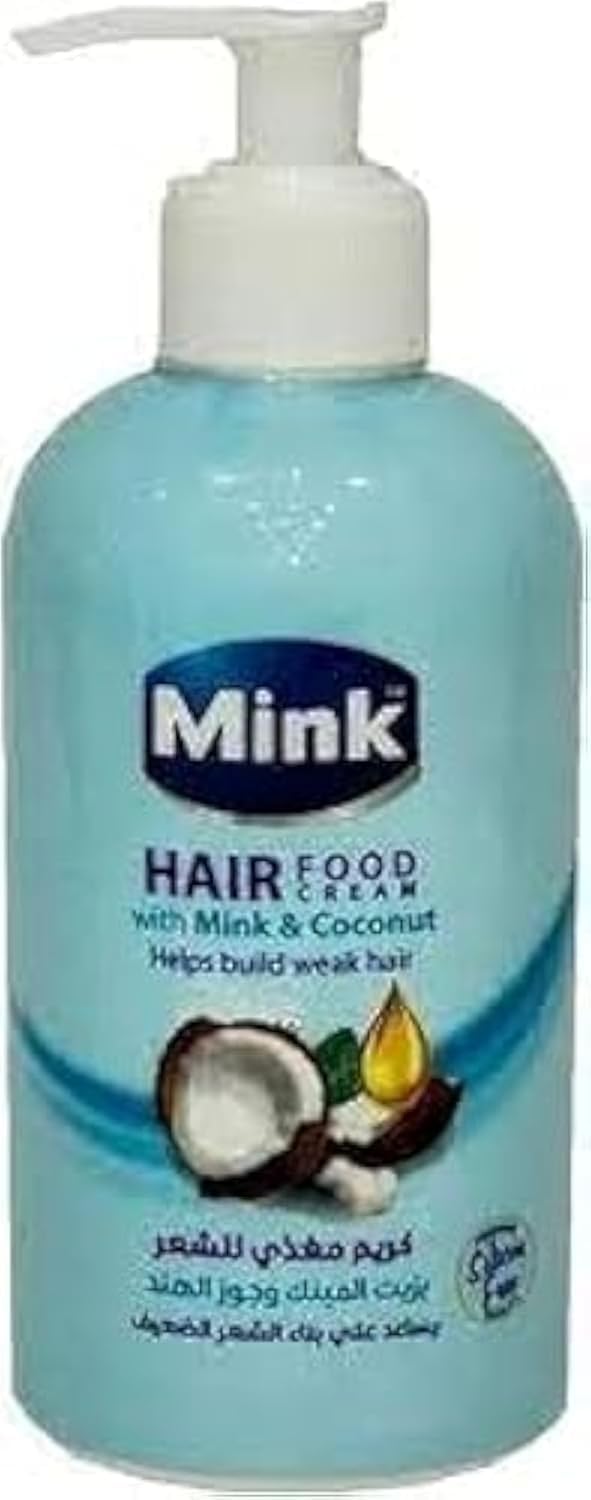 Mink Nourishing Hair Cream with Mink & Coconut Oil - 350ml