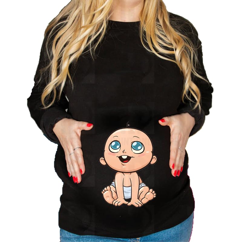Print Online Women SWRW-1231 Maternity Sweat Shirt