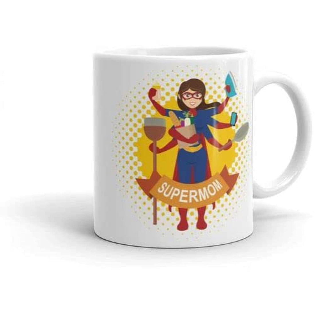 Mother’s Day Mug - Super Mom Mug - Spade Printing Wecanprint_8050