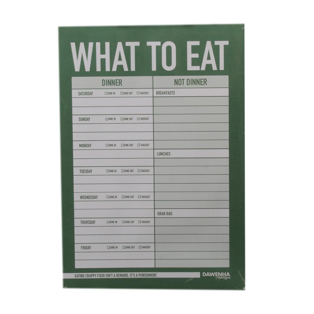 Notebook weekly planner 14 x 20 cm 50 papers daily