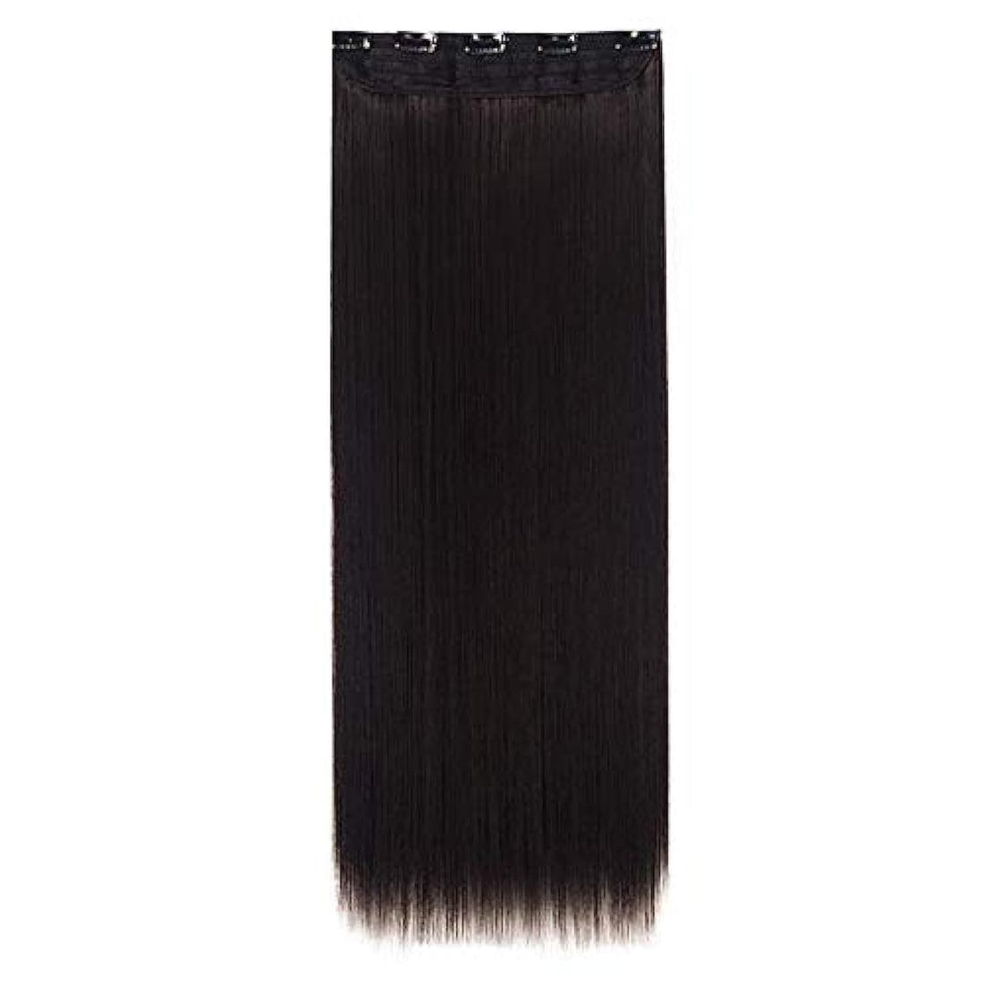 Fashion Dark Brown Long Straight Clip in Hair Extension