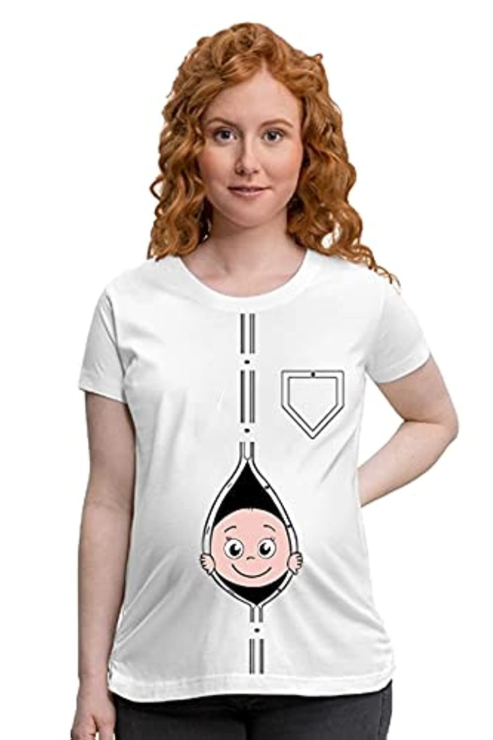Print Online Maternity Top For Women - 2725514851594
