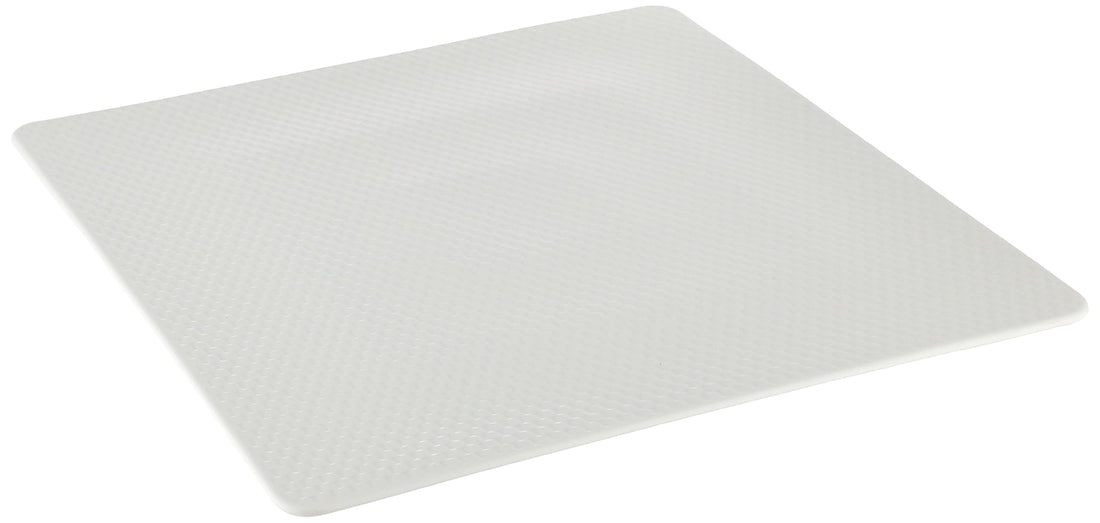 Neoflam porcelin white service square plate, 32 cm