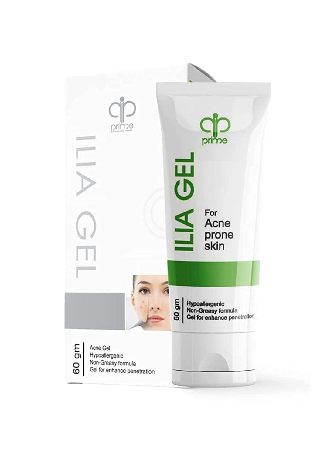 Prime Ilia gel For acne managment - 60 gm