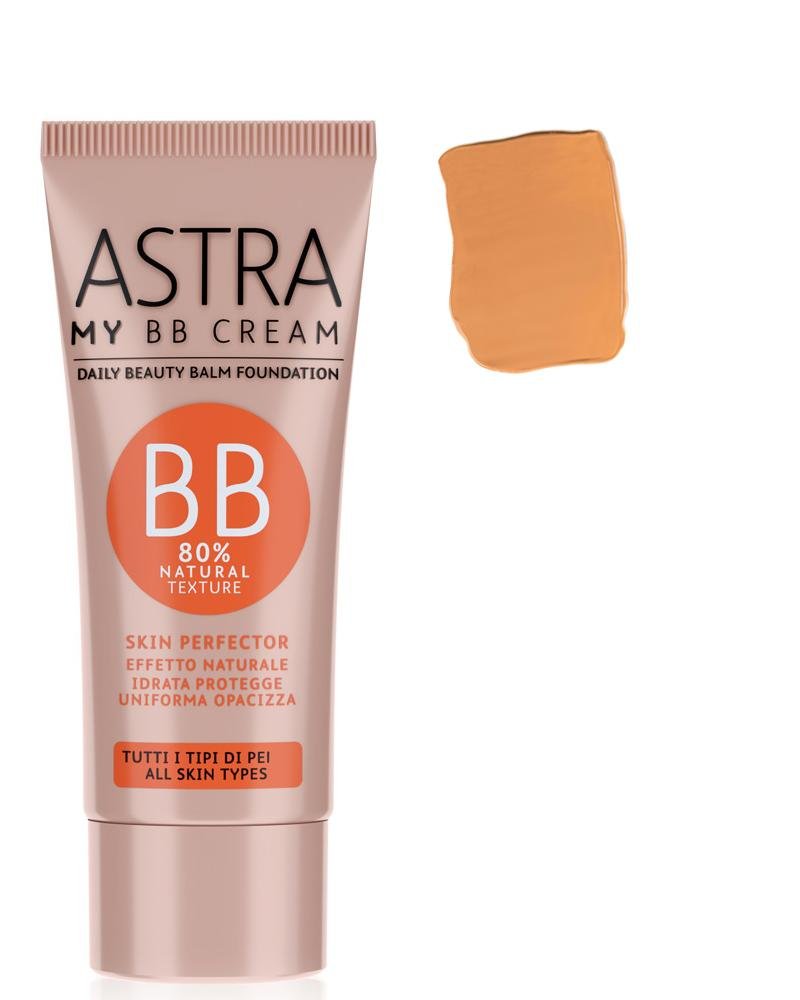 Astra My BB Cream Face Foundation, 30 ml, 03 Amber Beige