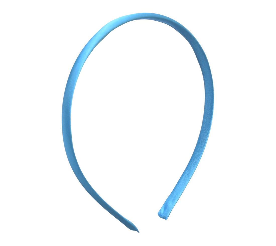 Daphne Satin Hair Band For Girls - Blue