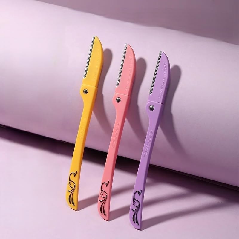 Nopatia Face and Body Razor for Women Eyebrow Trimmer, Lint Removal, Safe Dermaplaning Razor with Guard for Sensitive Skin Protection