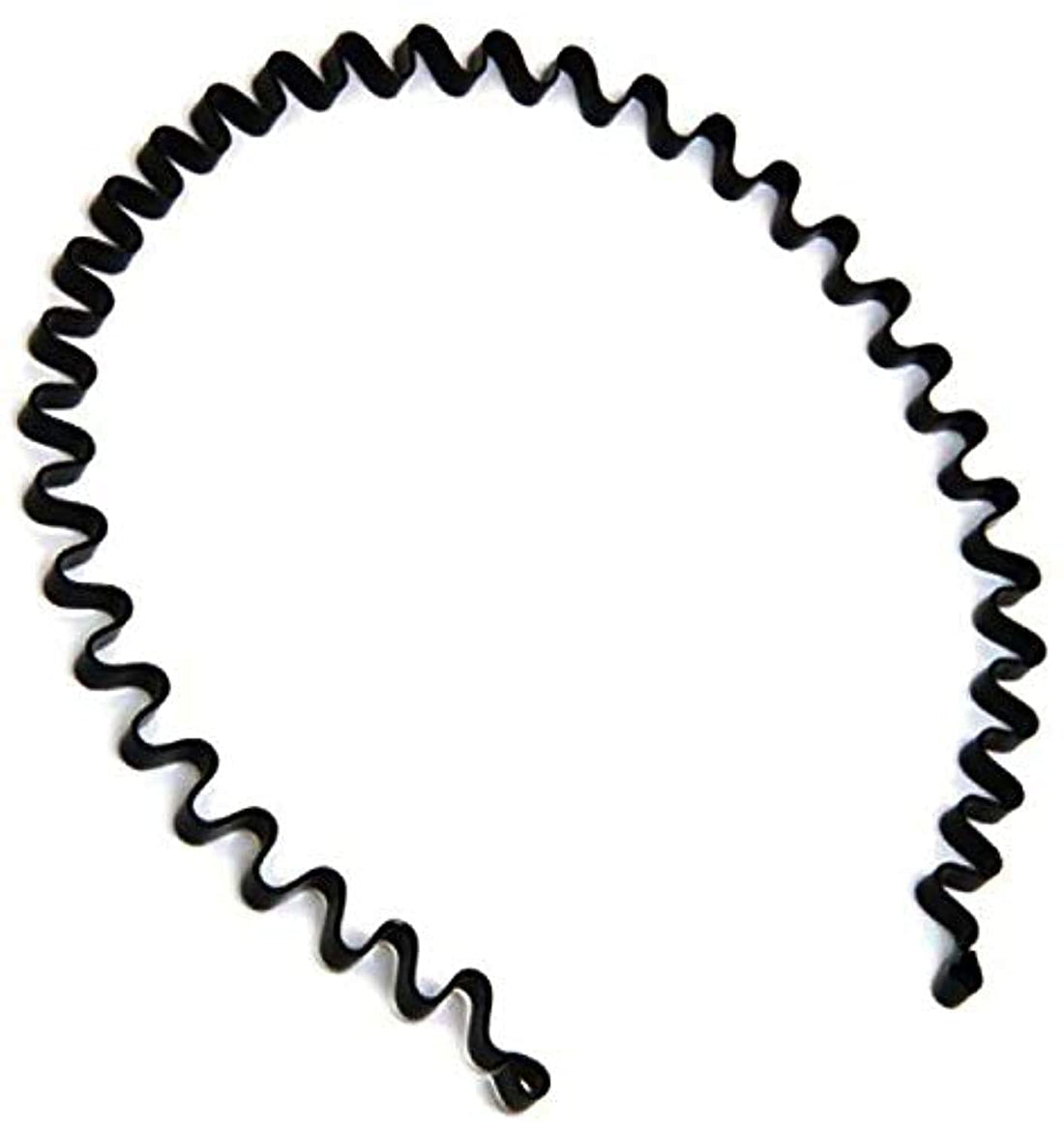 Oem unisex black metal comb sports band long hair headband black for men and women