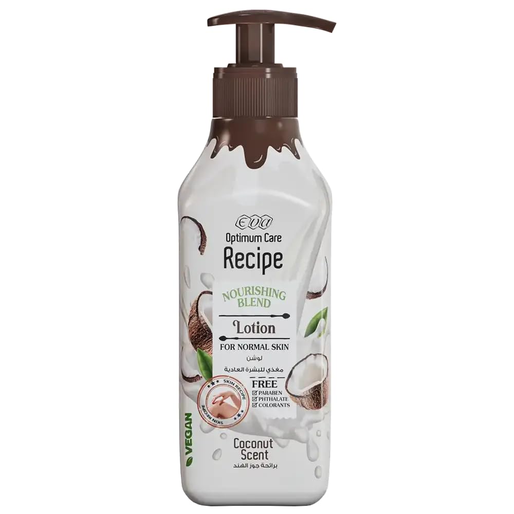 Eva Optimum Care Recipe Nourishing Blend Lotion For Normal Skin - Coconut Scent 370 Ml