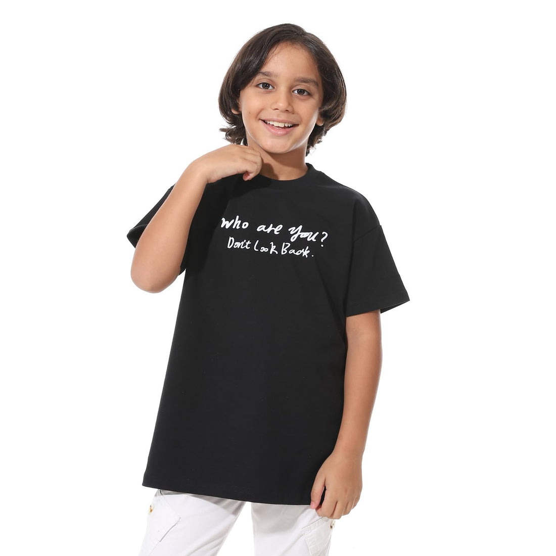 Andora Boys Back Printed Slip On Oversized Western
