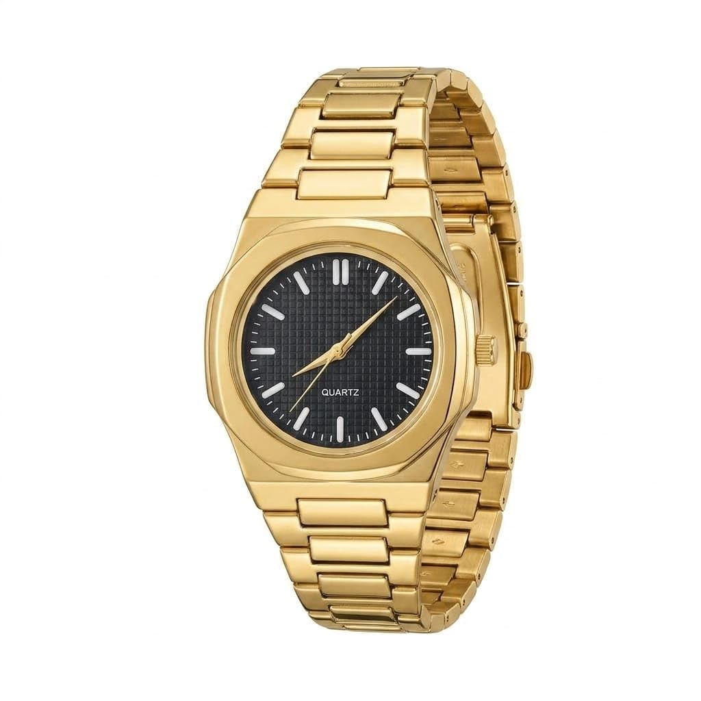 Men's Fashion Ultra-Light Polycarbonate Watch, Checked Dial with Date Window, Comfortable Integrated Strap, Classic Sports Shockproof Wrist Watch.