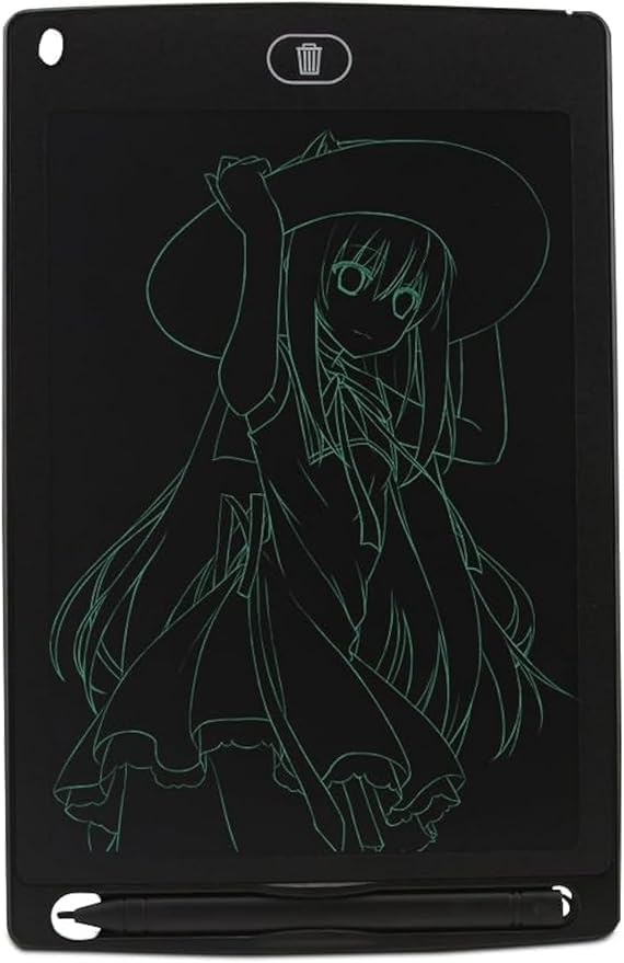 8.5 Inch LCD Writing Tablet for Kids & Adults – Portable Doodle Pad, Reusable Drawing and Writing Board, Memo Sketch Pad for Home, School, Travel – Black Color