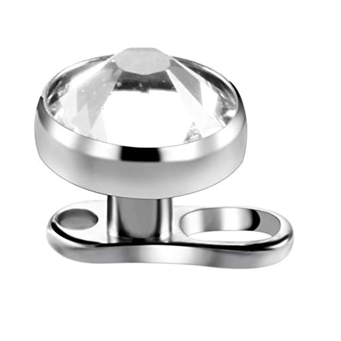 White Microdermal Dermal Anchor Piercing Jewelry