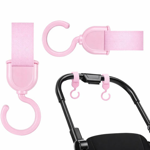 Catch Up Multi-Functional Baby Stroller Hooks for Bags & Essentials – Strong Organizer Clips for Moms, Stylish & Ergonomic Design Fits Strollers, Cars, Wheelchairs, and Shopping Carts