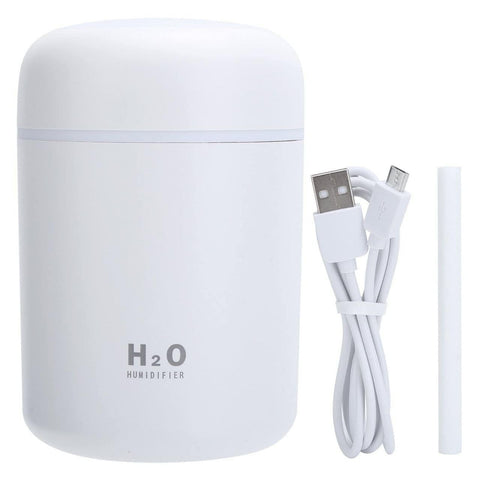 230ml Mini USB Ultrasonic Humidifier Aroma Diffuser Essential Oil Diffuser Electric Humidifier with 7 Colors LED Light Variation