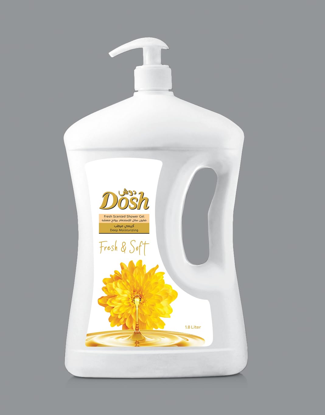Dosh Shower Gel 1.8 Liter White