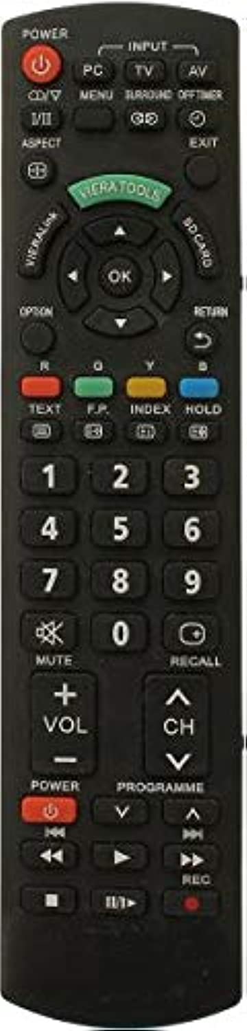 Remote Control M2QAYB000399 For Panasonic Screens, Black