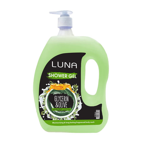 Luna shower gel glycerin & olive 2 liter