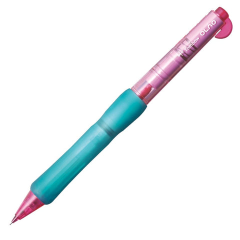 Tombow mechanical pencil 0.5mm pastel pink and green transparent