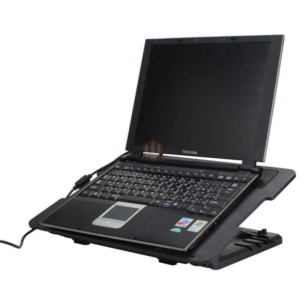 2 USB Port Cooling Cooler Fan Pad Stand with LED Light for Laptop Notebook And MacBook