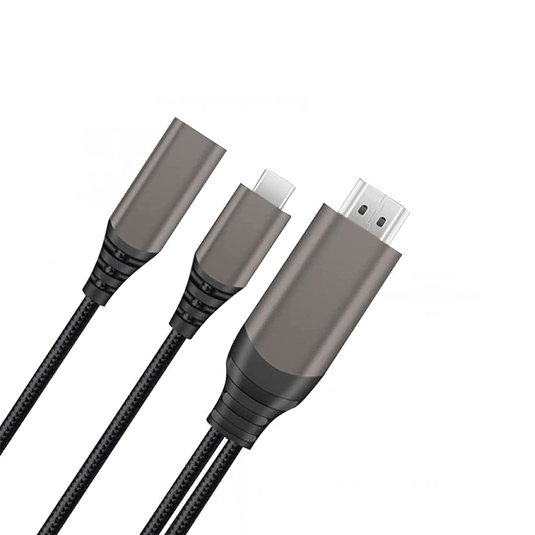Wiwu x10 type-c to hdmi cable phone to tv, support nintendo switch, grey