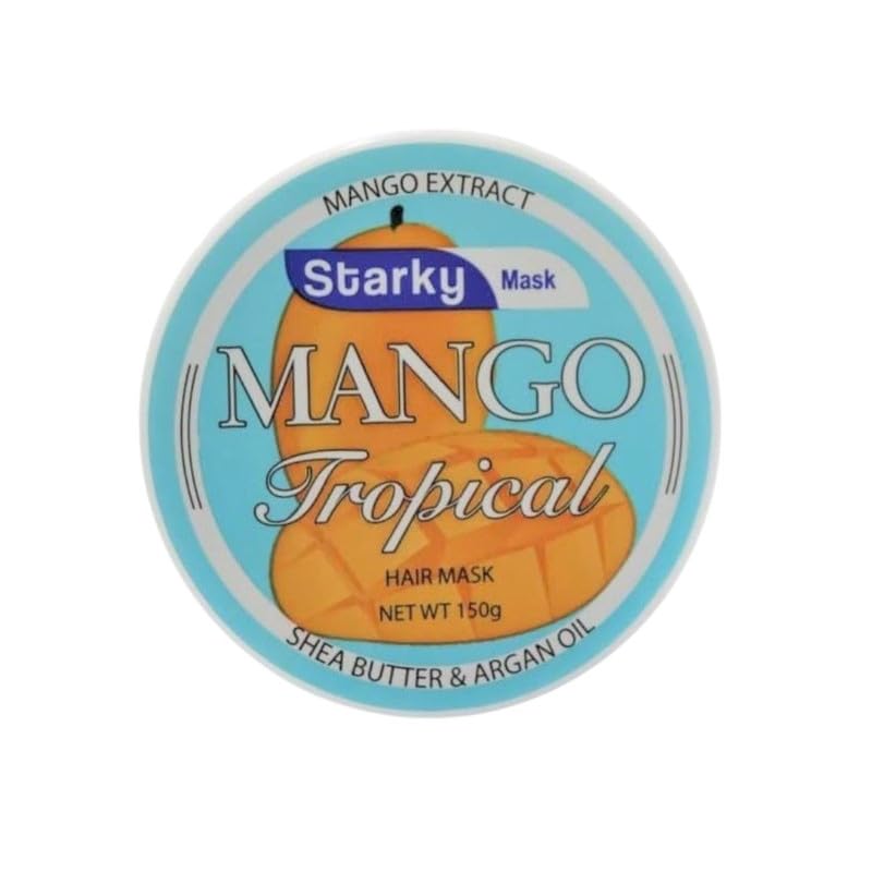 Starky Mango Extract Mango Tropical Hair Mask With Shea Butter&Argan Oil-150g