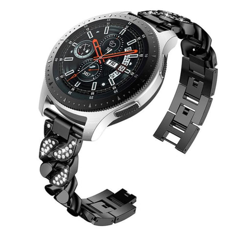 Next Store 20mm Luxury Metal Strap Compatible with Samsung Watch 4/5/5 Pro/S2 Classic/Active 2 40mm 45mm/Amazfit GTS 3/GTS 4/4 Stainless Steel Fashion Chain