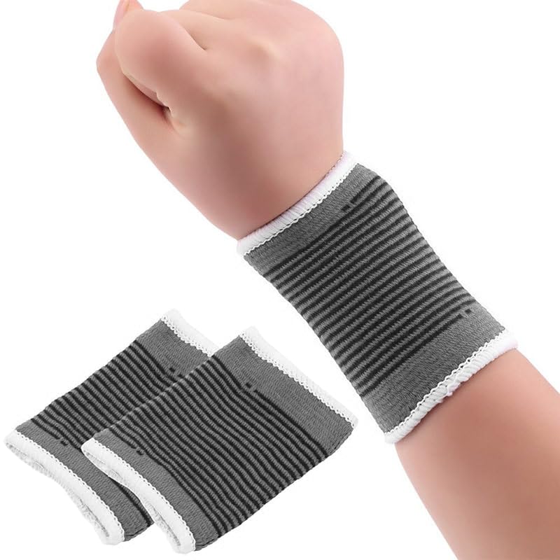 1 Pair Elastic Wrist Brace Support Wrist Brace for Wrist Support and Protect Wrist During Exercise, Sports Bruise-Resistant, Suitable for Basketball, Volleyball, Reduce