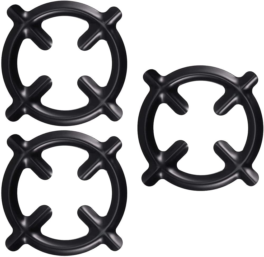Bukela Non Slip Stove Stand Moka Pot Holder Coffee Pot Holder Gas Range Burner Grate Gas Oven Burner Grates Pan Holder Stand Stove Rack Milk Pot Holder for Gas Hob