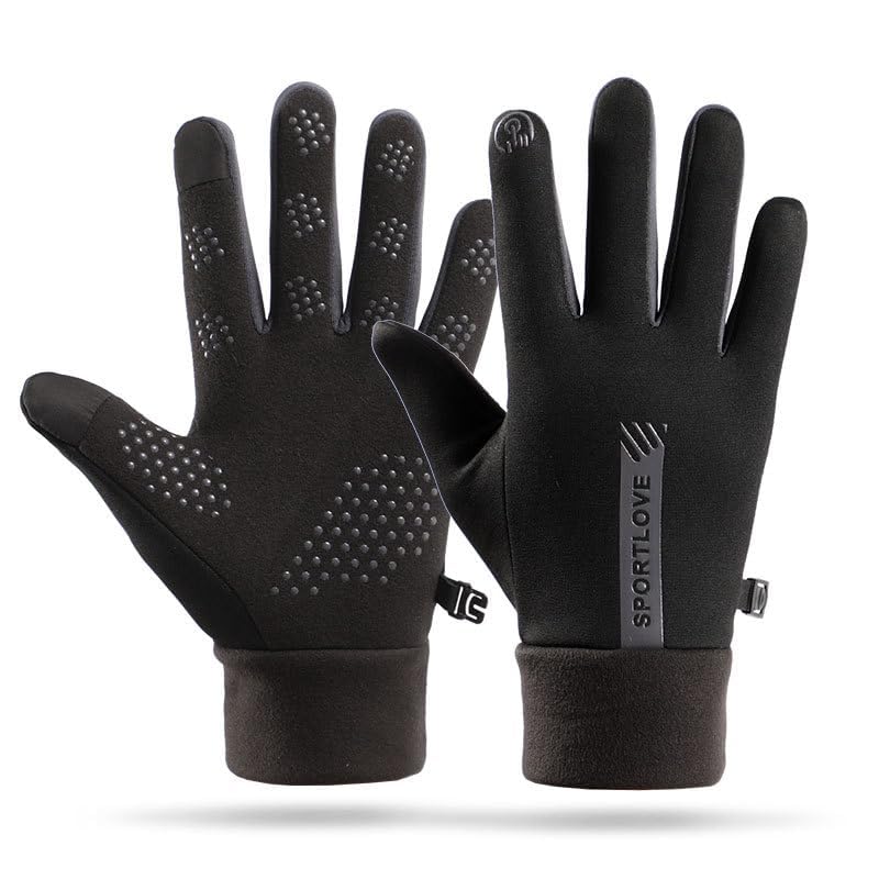 Unisex Touchscreen Winter Gloves, new cycling gloves, Waterproof Glove, Thermal Snow Gloves with Anti-Slip Grip for Men and Women, for cycling, skiing, work running, outdoor sports